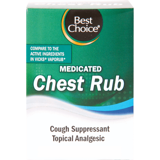 slide 1 of 1, Best Choice Medicated Chest Rub, 100 gram