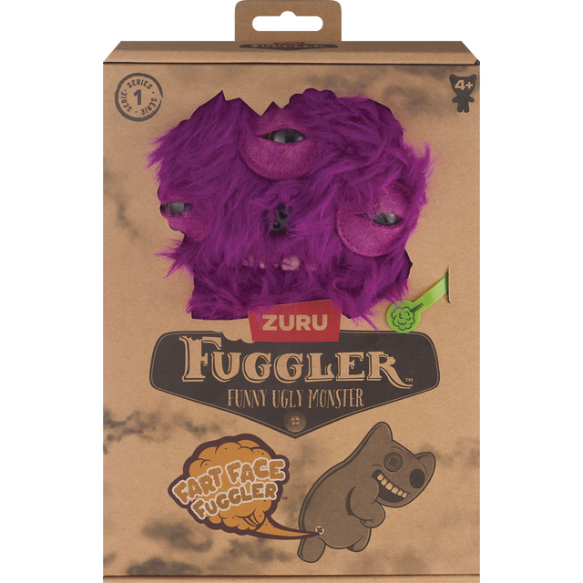 slide 1 of 1, ZURU Fuggler Fart Face Plush S1, 1 ct