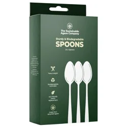 The Sustainable Agave Company Biodegradable Spoons