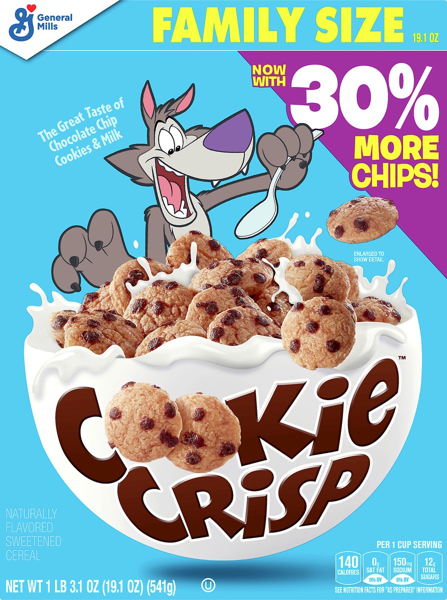 slide 2 of 11, Cookie Crisp Family Size Cereal 19.1 oz, 19.1 oz