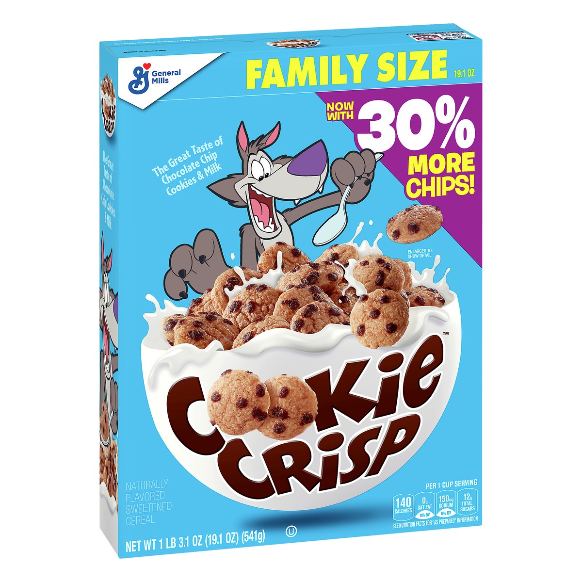 slide 5 of 11, Cookie Crisp Family Size Cereal 19.1 oz, 19.1 oz