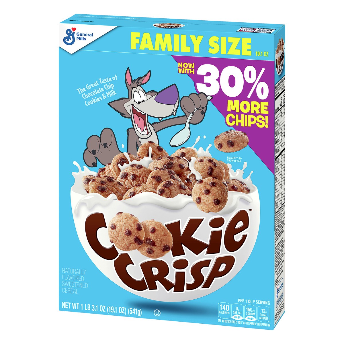 slide 8 of 11, Cookie Crisp Family Size Cereal 19.1 oz, 19.1 oz