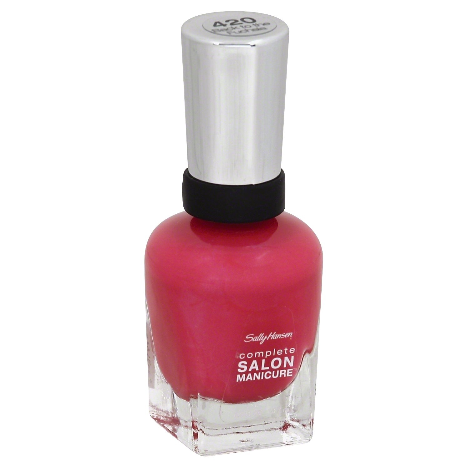 slide 1 of 3, Sally Hansen Complete Salon Manicure Back To The Fuschia Nail Color, 1 ct
