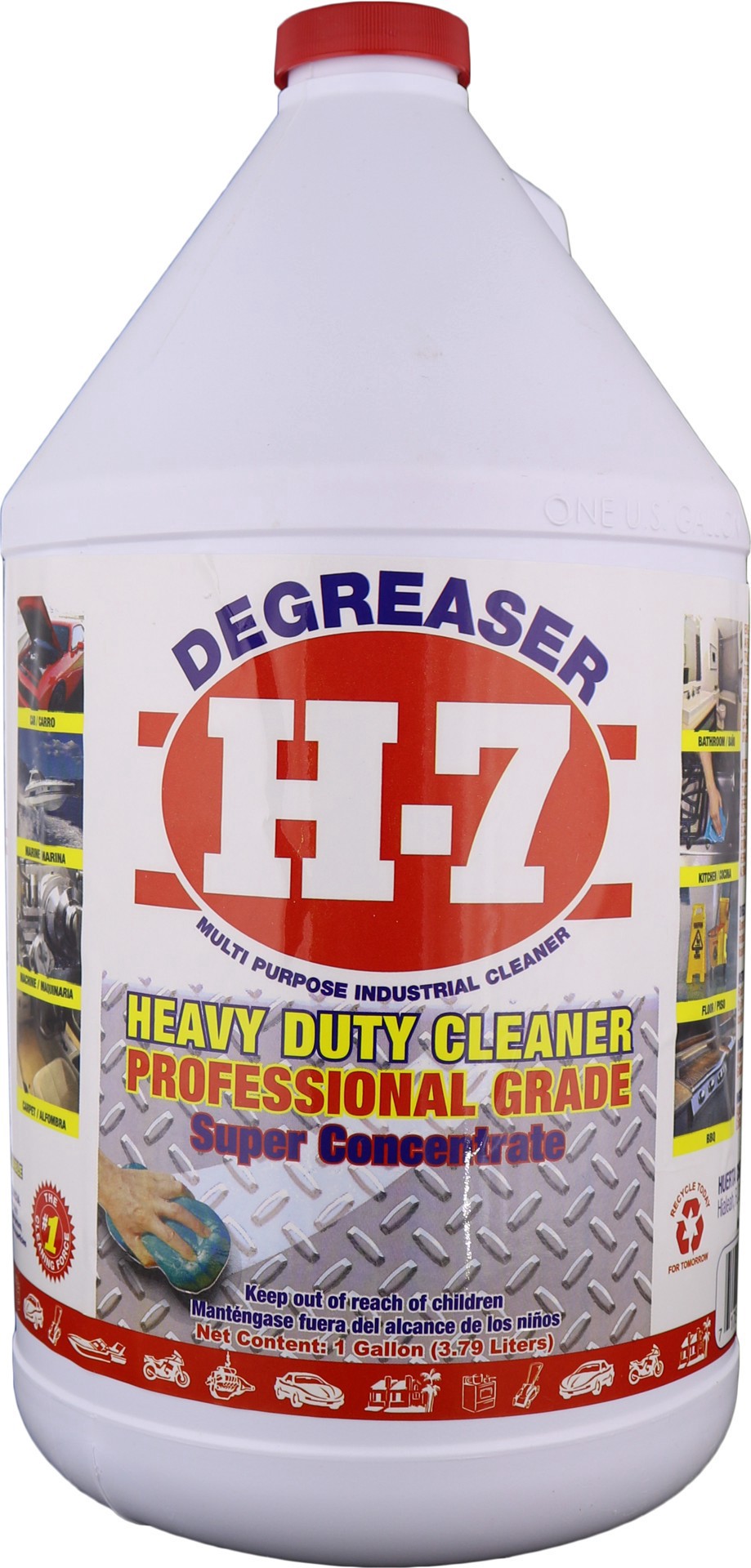 slide 1 of 1, H-7 Professional Grade Heavy Duty Cleaner & Degreaser 1 gal, 1 gal