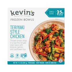 Kevin's Natural Foods Frozen Teriyaki Style Chicken Bowl