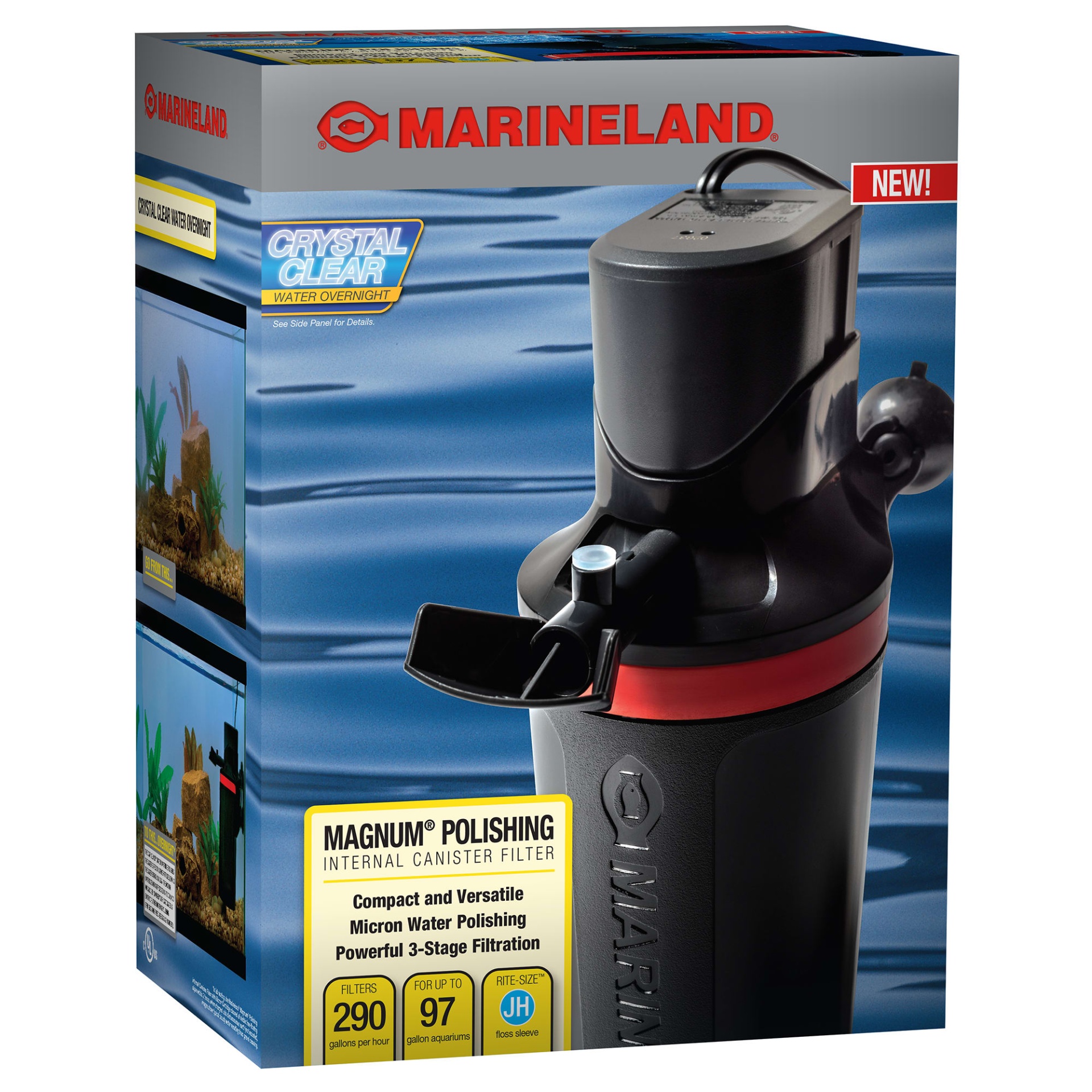 slide 1 of 1, Marineland Magnum Polishing Internal Canister Filter, 1 ct