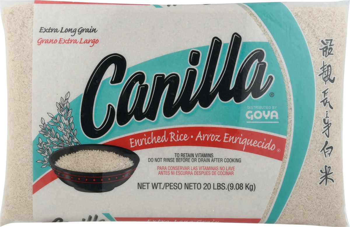 slide 2 of 9, Canilla Extra Long Grain Enriched Rice, 20 lb