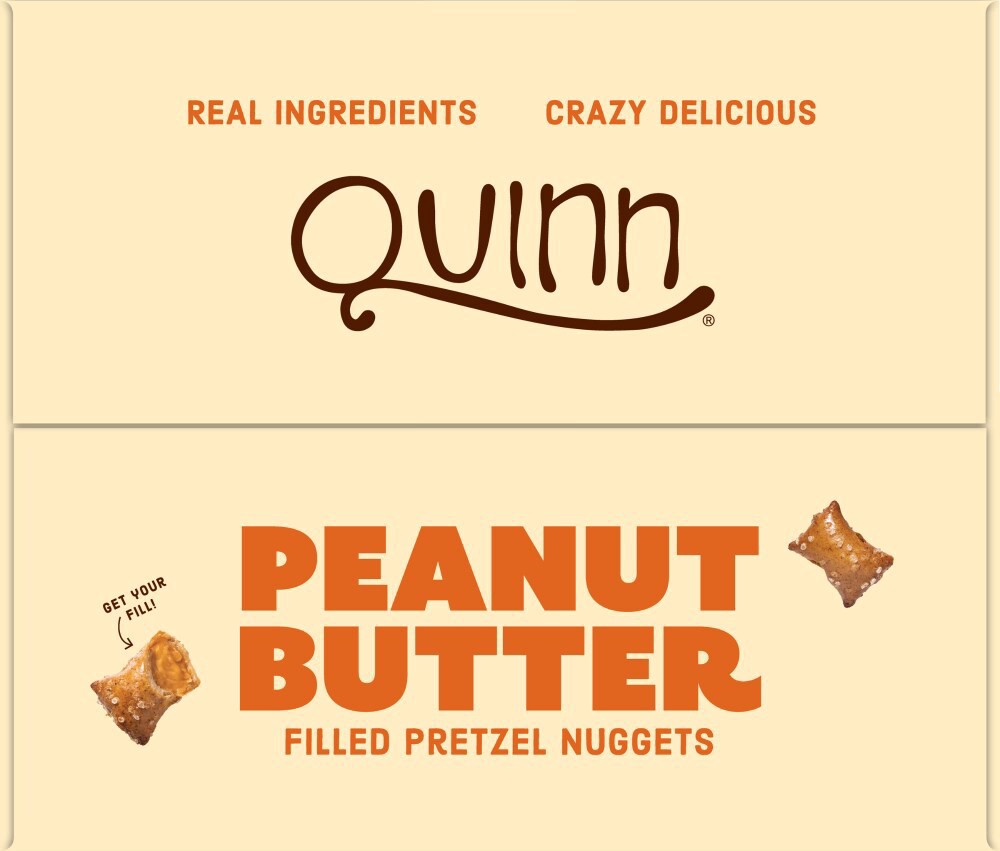 slide 2 of 4, Quinn® Peanut Butter Pretzel Nuggets Snack Packs, 6 ct; 1.5 oz