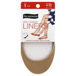 No Nonsense Very Sheer Liners Size 4-10