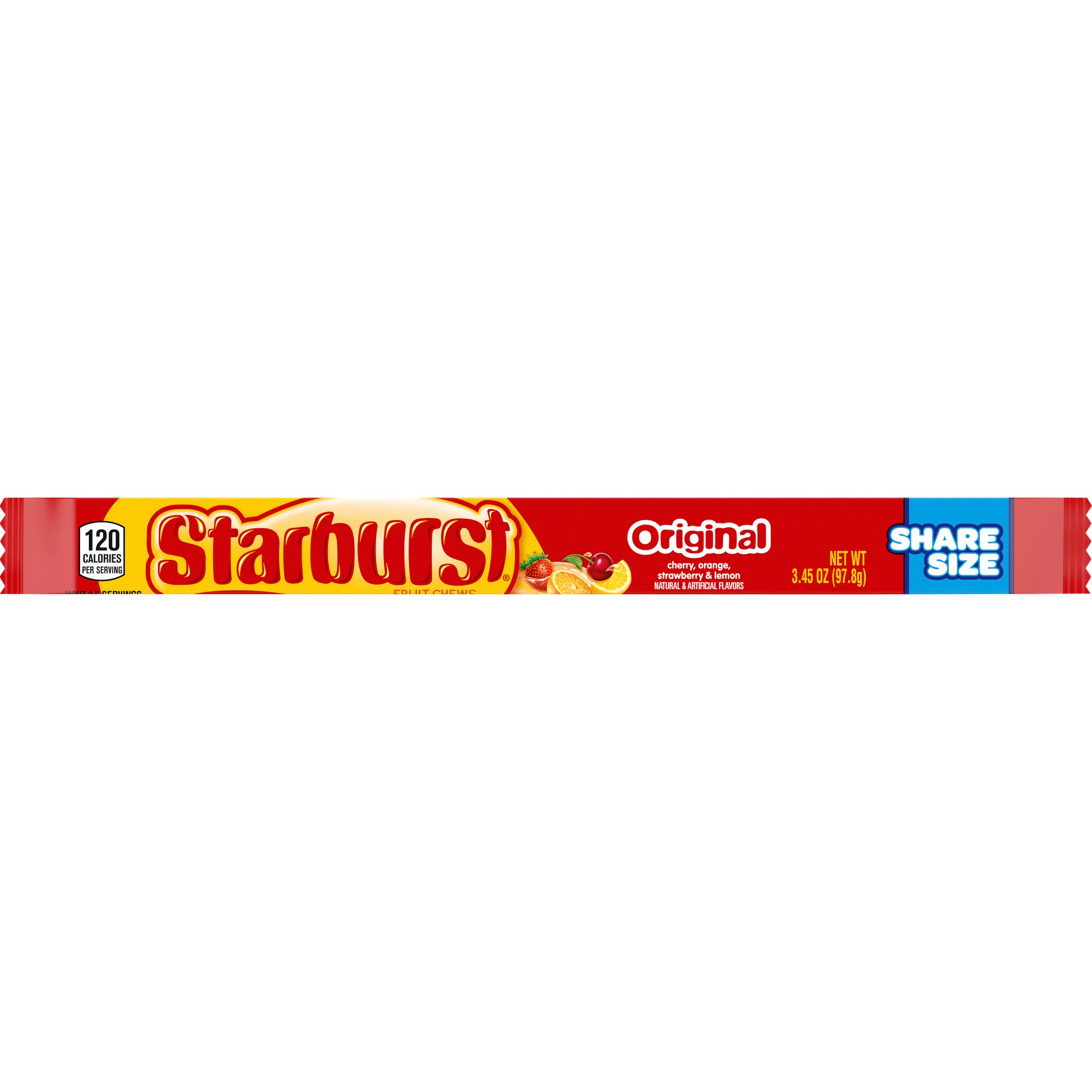 slide 1 of 8, STARBURST Original Fruit Chews Chewy Candy, Share Size, 3.45 oz, 3.45 oz