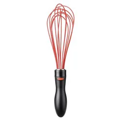 OXO Silicone Ballon Whisk - Red/Black, 11 in