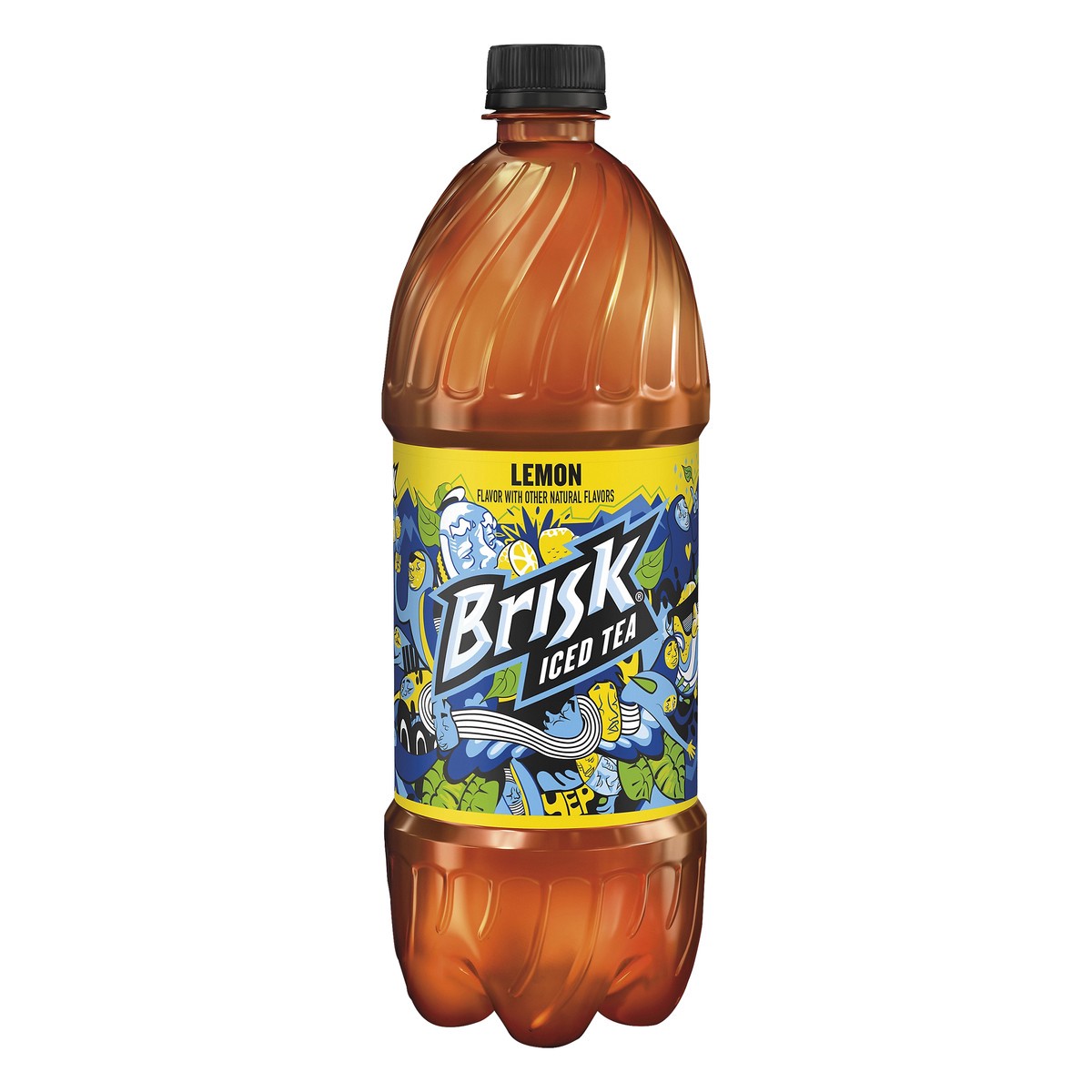 slide 5 of 7, Brisk Iced Tea, Lemon, 1 liter