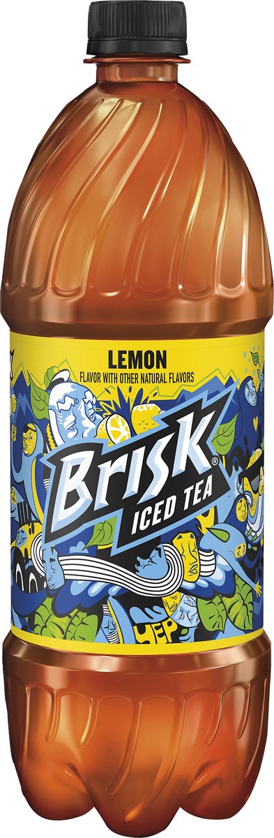 slide 2 of 7, Brisk Iced Tea, Lemon, 1 liter