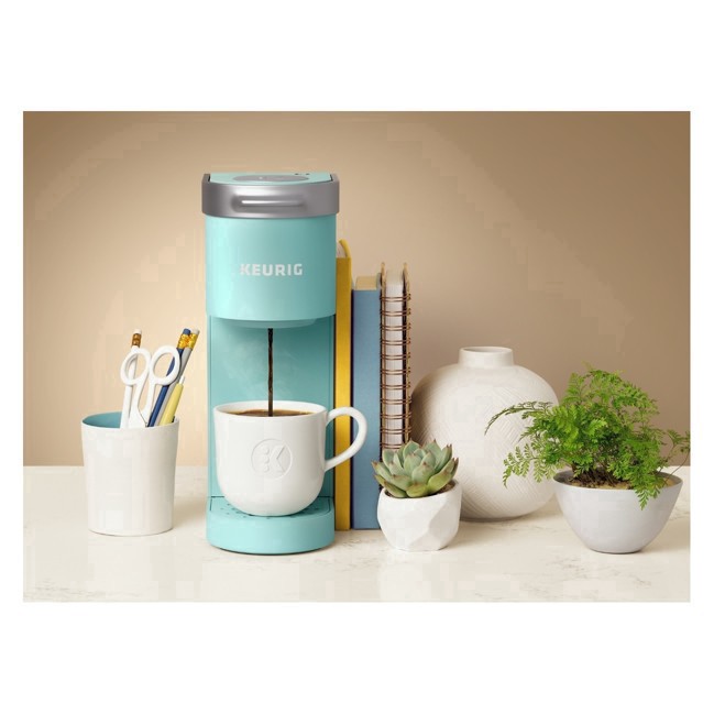 slide 30 of 51, Keurig K-Mini Single-Serve K-Cup Pod Coffee Maker - Oasis, 1 ct