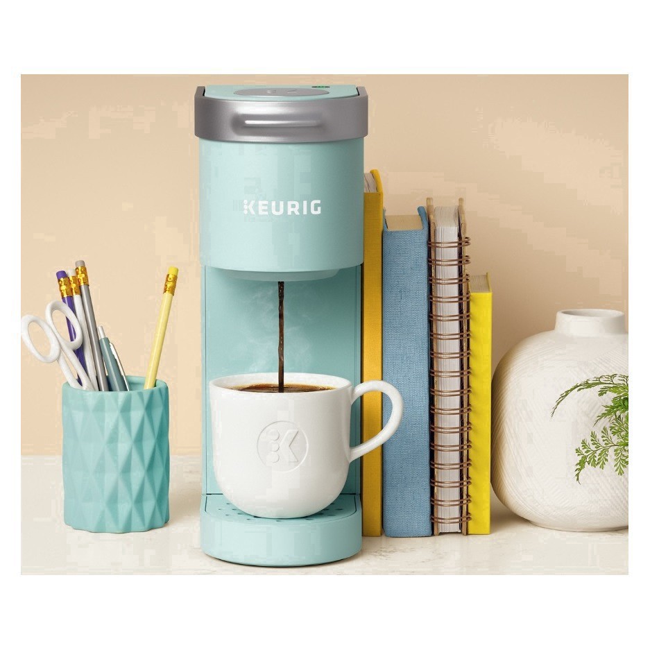 slide 13 of 51, Keurig K-Mini Single-Serve K-Cup Pod Coffee Maker - Oasis, 1 ct