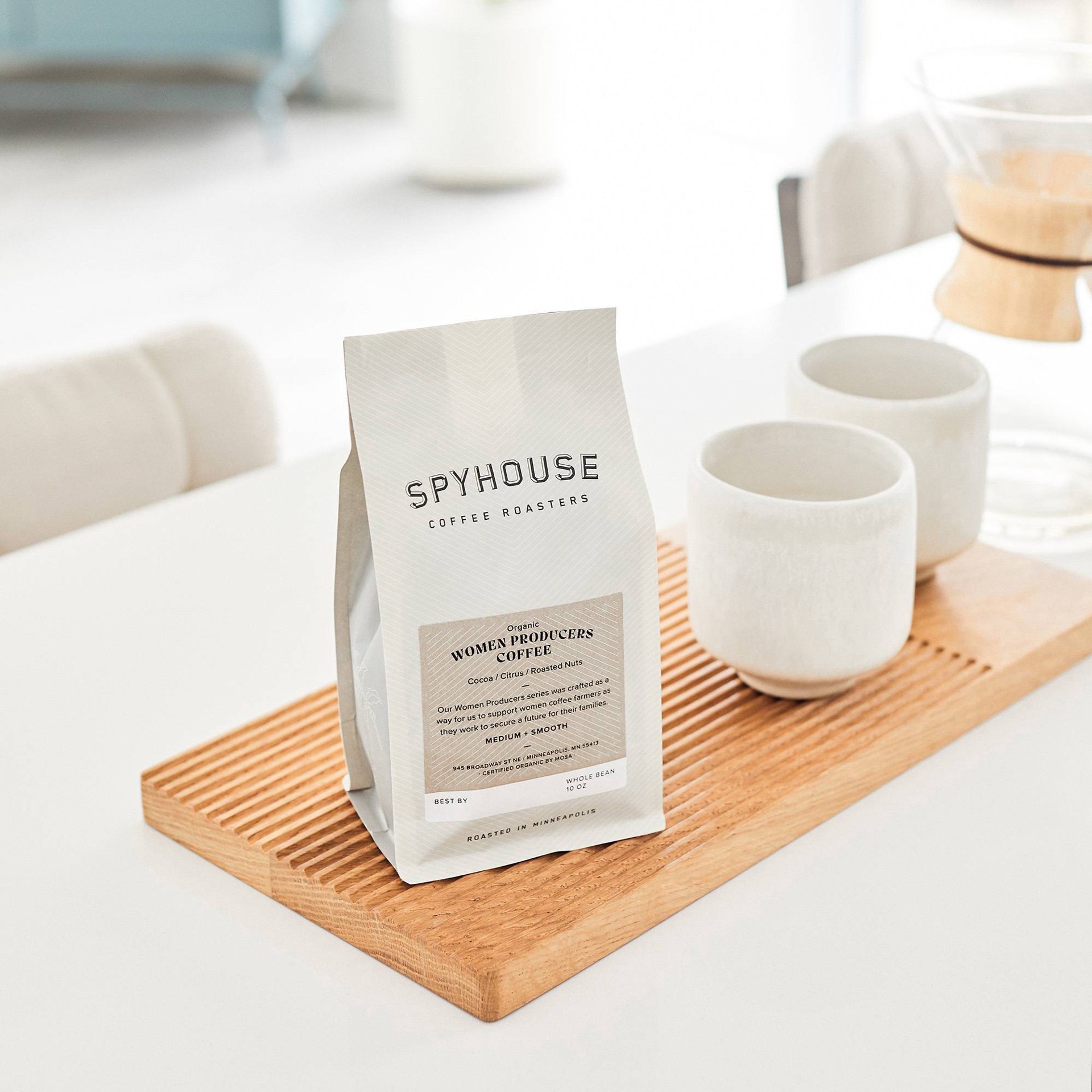 slide 3 of 5, Spyhouse Coffee Roasters Moonstruck Organic Blend Medium Roast Coffee – 10oz, 10 oz