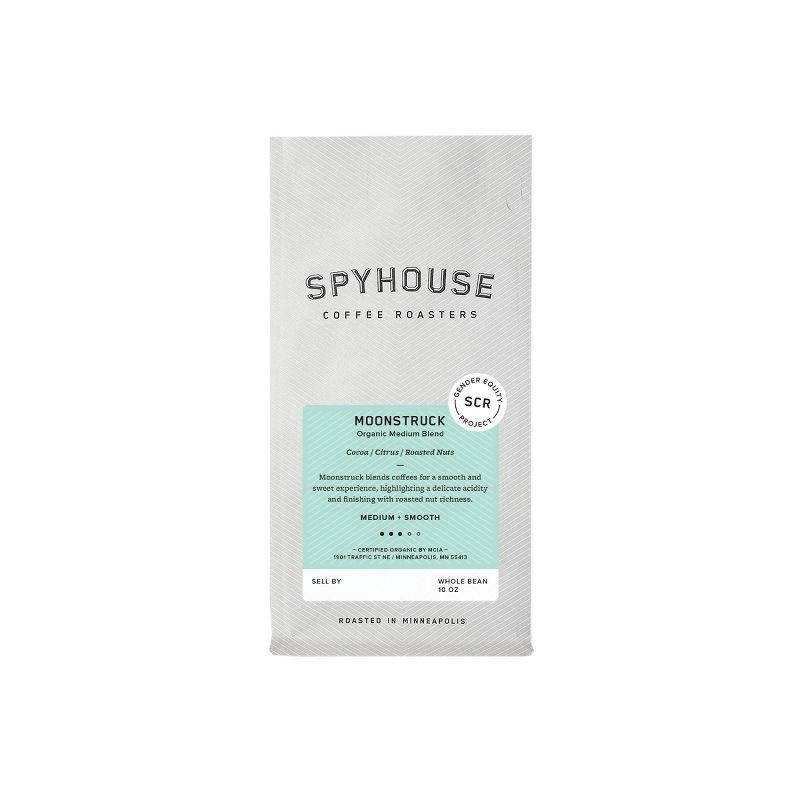 slide 1 of 5, Spyhouse Coffee Roasters Moonstruck Organic Blend Medium Roast Coffee – 10oz, 10 oz