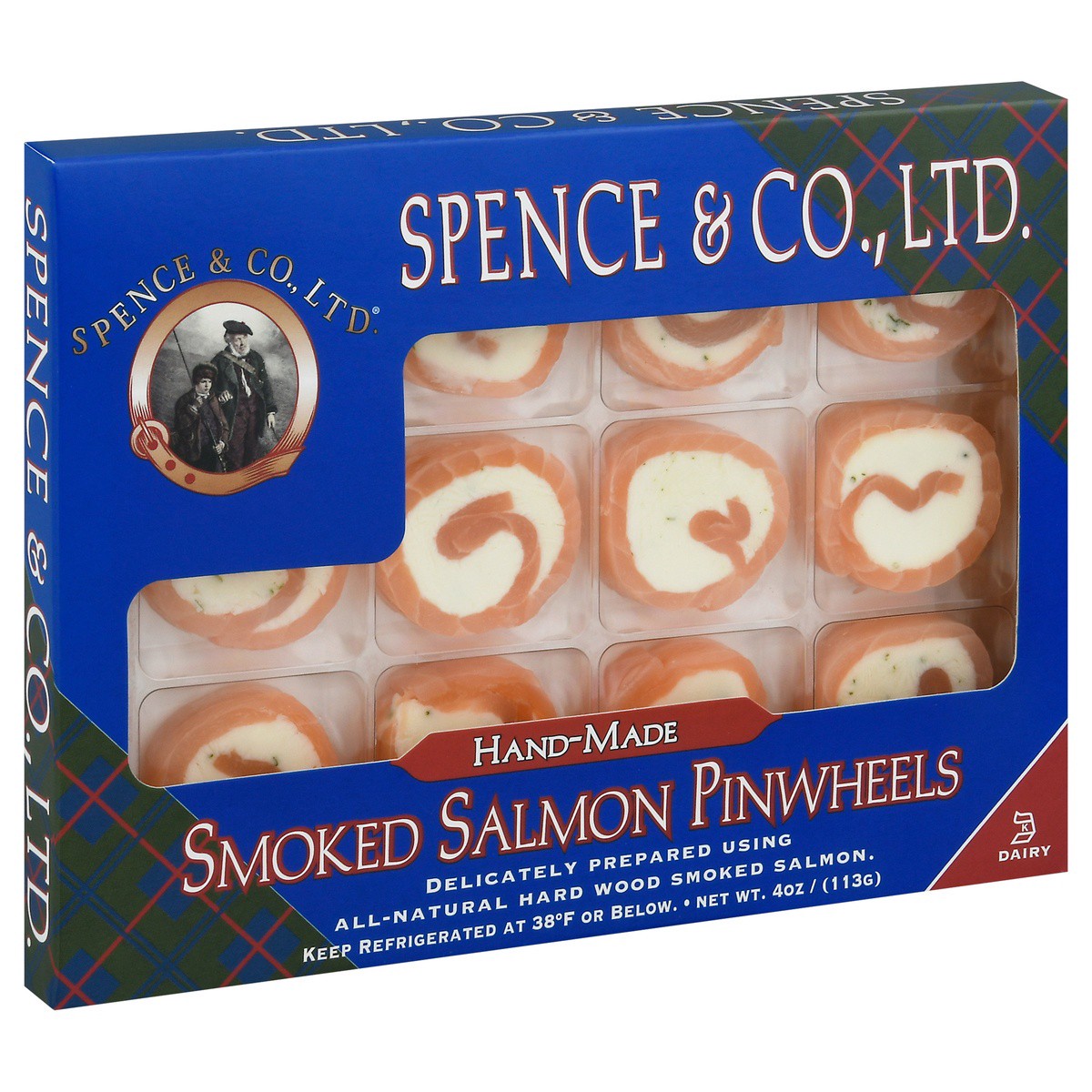 slide 2 of 9, Spence & Co. Smoked Salmon Pinwheels, 4 oz