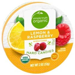 Simple Truth Organic Lemon & Raspberry Hard Candy & Tin
