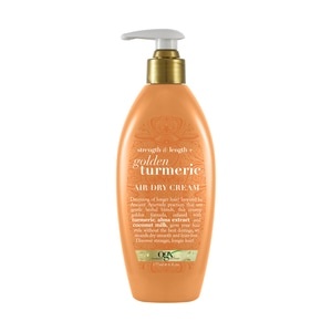 slide 1 of 1, Ogx Strength & Length + Turmeric Anti-Frizz Air Dry Hair Cream, 6 Oz, 6 oz