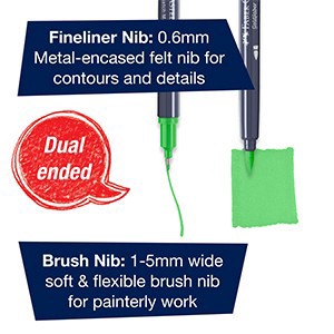 slide 4 of 5, Faber-Castell Graphic Novel Goldfaber Sketch Markers, 1 ct