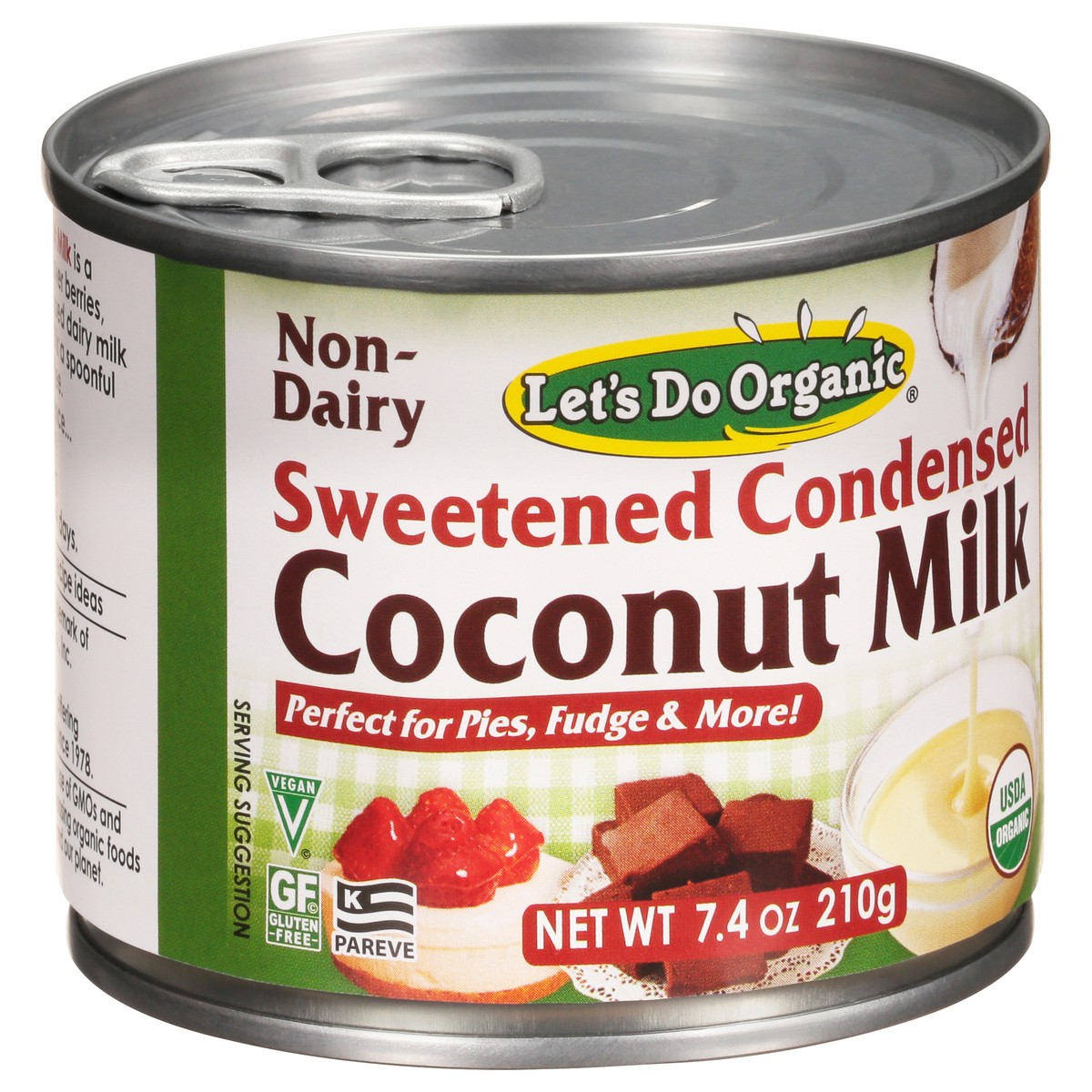 slide 5 of 9, Let's Do Organic Sweetened Condensed Coconut Milk 7.4 oz, 7.4 oz