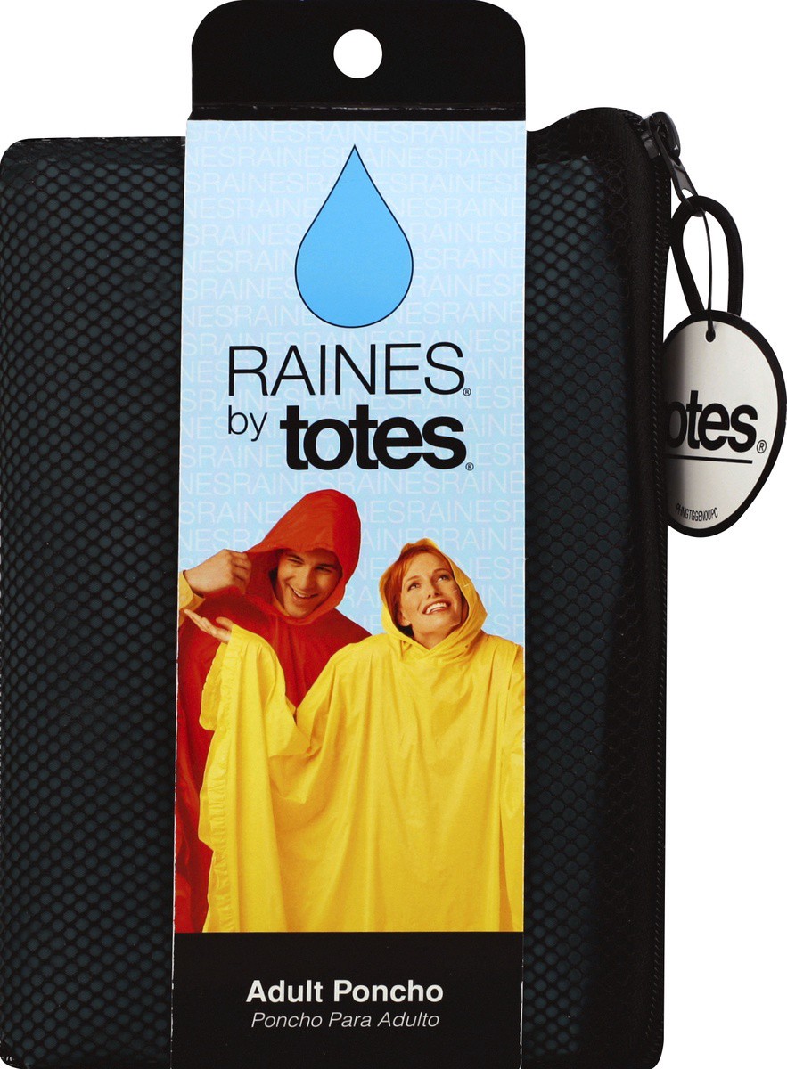 slide 2 of 2, Raines Totes Adult Poncho, 1 ct