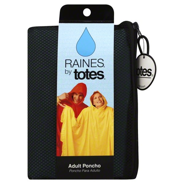 slide 1 of 2, Raines Poncho, Adult, One Size Fits Most, One Size