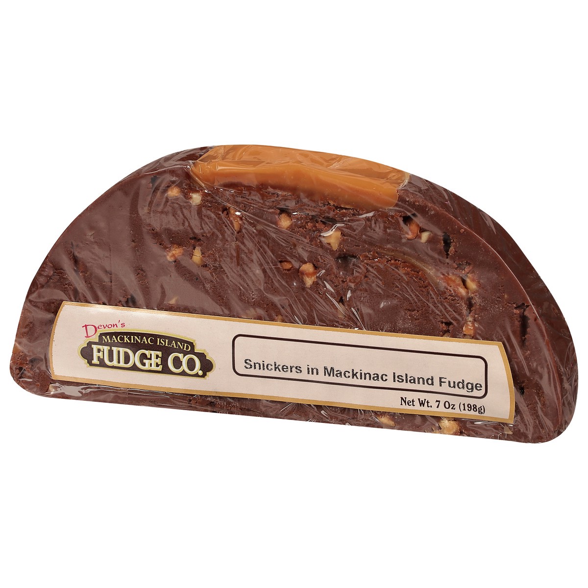 slide 4 of 9, Devon's Mackinac Island Fudge Co. Snickers in Mackinac Island Fudge 7 oz, 7 oz