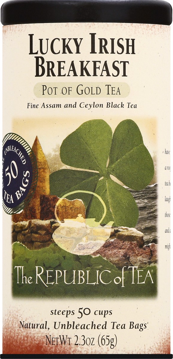 slide 11 of 12, The Republic of Tea Bags Lucky Irish Breakfast Black Tea - 50 ct, 50 ct