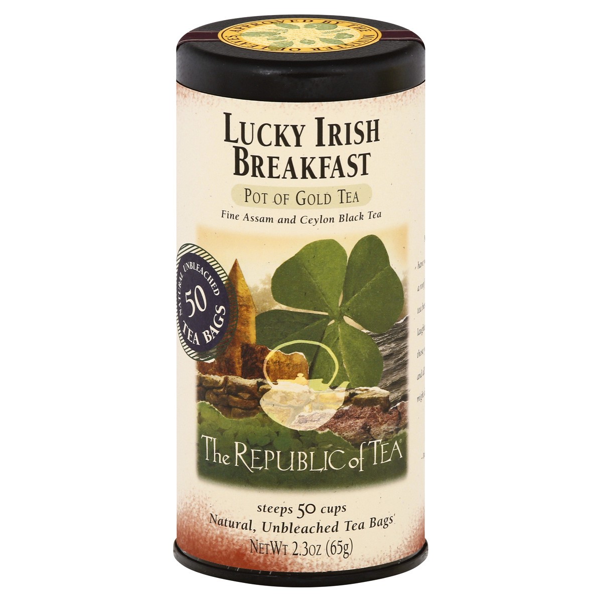 slide 5 of 12, The Republic of Tea Bags Lucky Irish Breakfast Black Tea - 50 ct, 50 ct