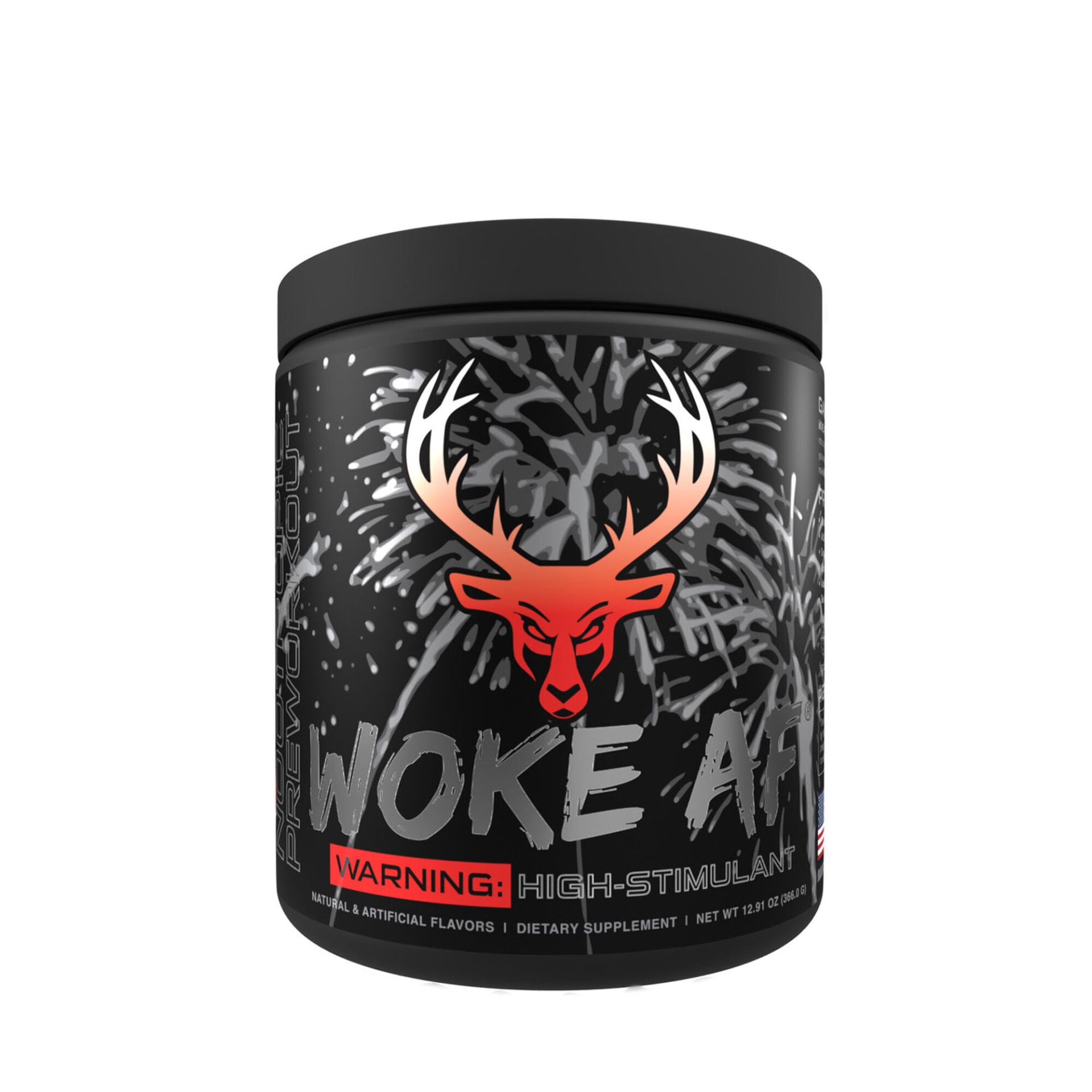 slide 1 of 1, Bucked Up Woke AF Nootropic Pre-Workout - Red Snow Cone, 1 ct