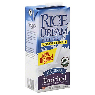 slide 1 of 1, Rice Dream Original Unsweetened Rice Drink, 32 fl oz