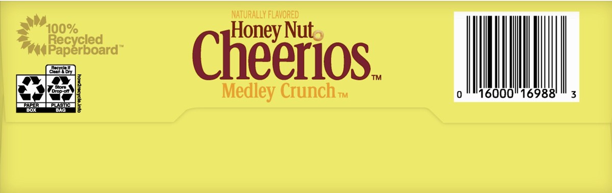 slide 4 of 11, General Mills Honey Nut Cheerios Medley Crunch Cereal, Family Size, 20.6 oz