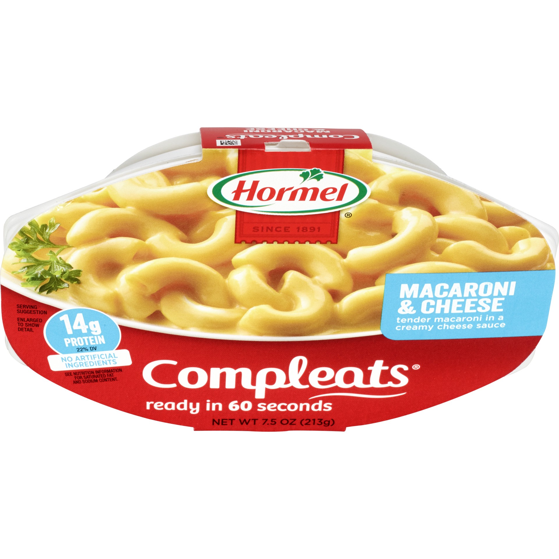 slide 1 of 7, Hormel COMPLEATS Macaroni & Cheese, 7.5 oz