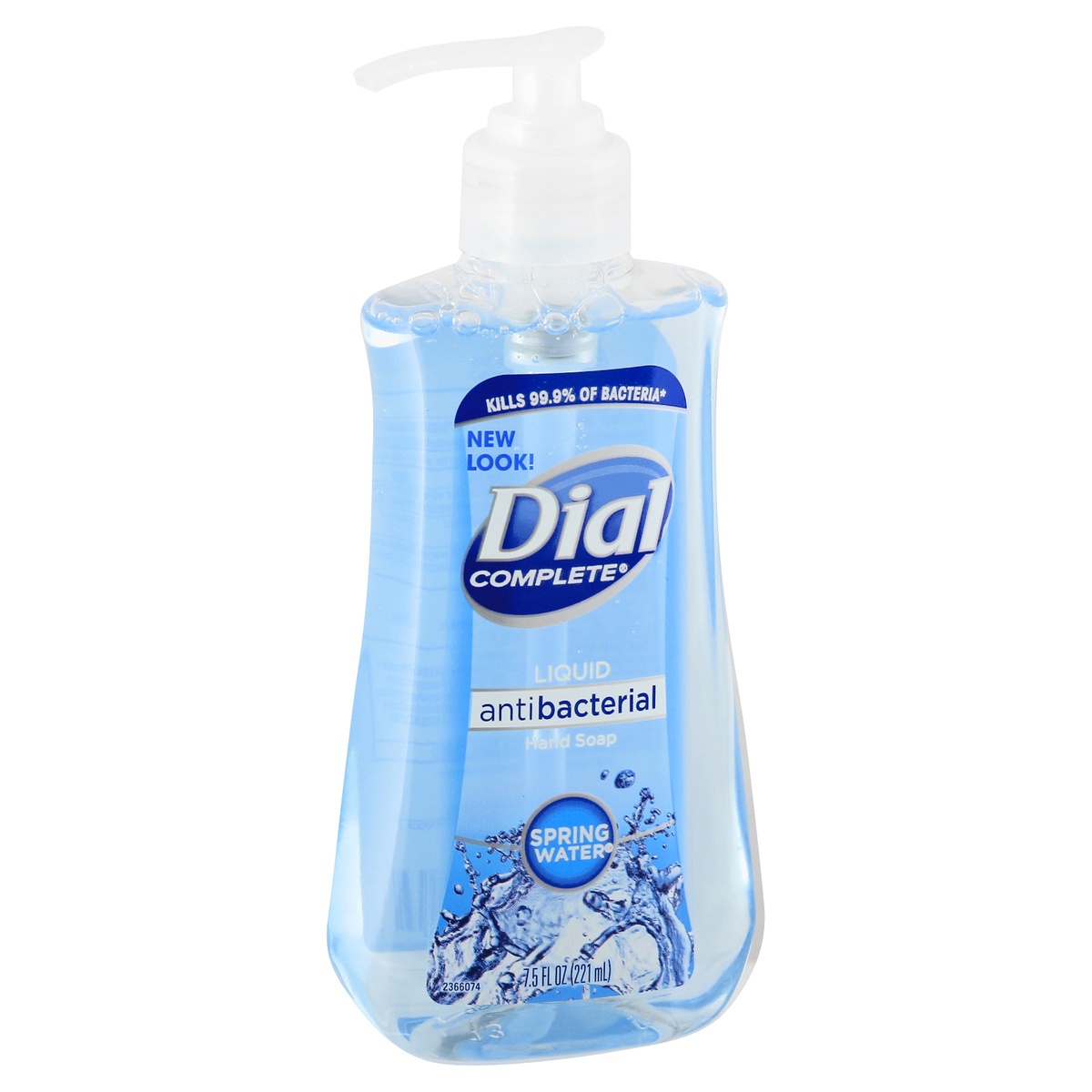 slide 2 of 10, Dial Antibacterial Hand Soap - Spring Water, 7.5 fl oz