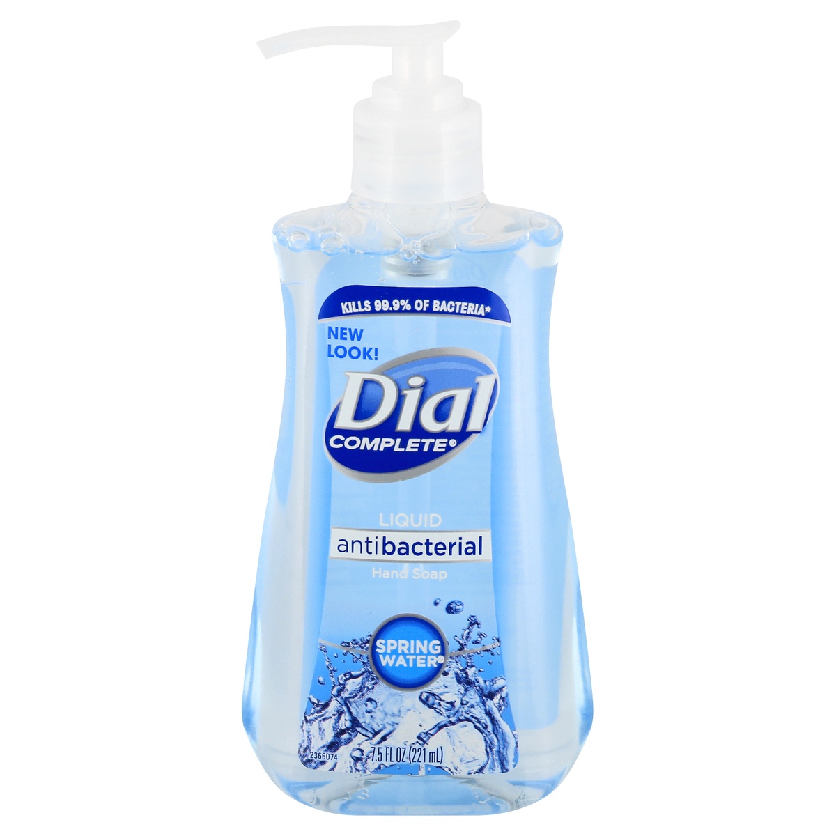 slide 1 of 10, Dial Antibacterial Hand Soap - Spring Water, 7.5 fl oz