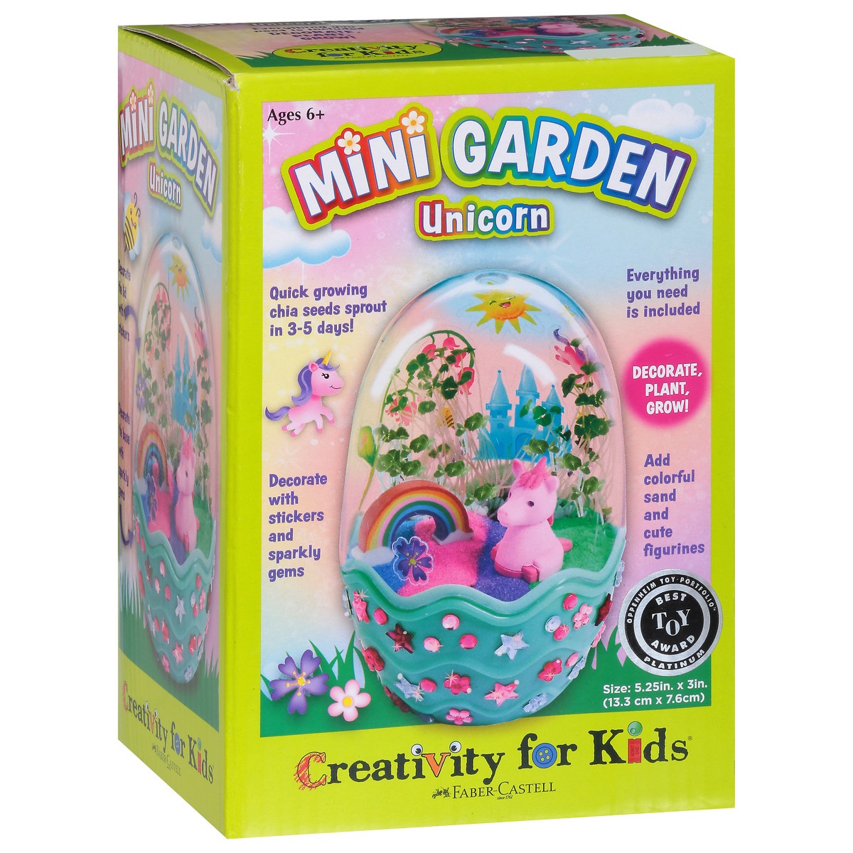 slide 8 of 9, Faber-Castell Creativity for Kids Unicorn Mini Garden 1 ea, 1 ct