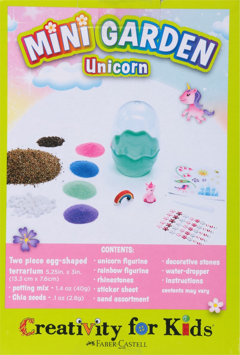 slide 4 of 9, Faber-Castell Creativity for Kids Unicorn Mini Garden 1 ea, 1 ct