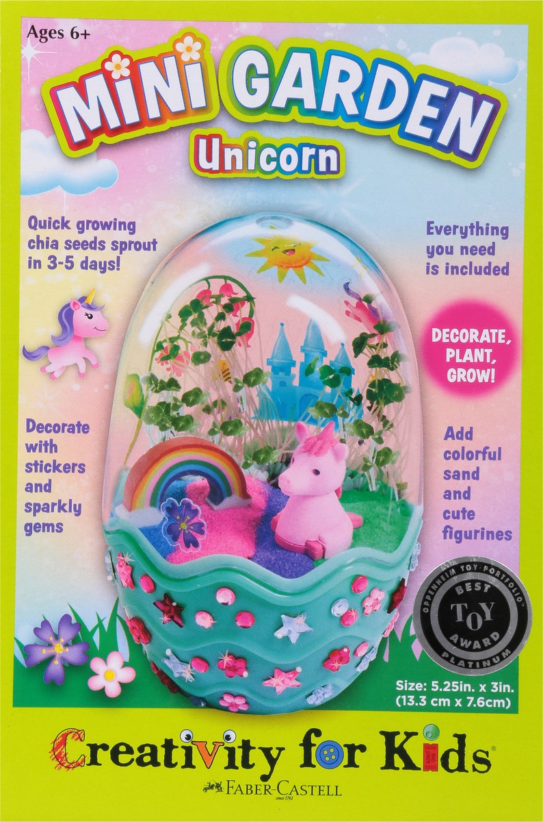 slide 2 of 9, Faber-Castell Creativity for Kids Unicorn Mini Garden 1 ea, 1 ct