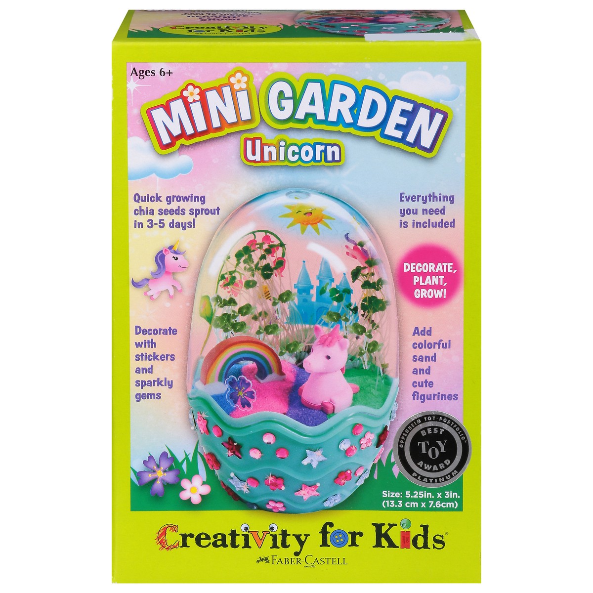 slide 1 of 9, Faber-Castell Creativity for Kids Unicorn Mini Garden 1 ea, 1 ct