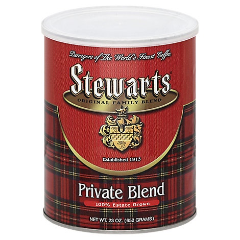 slide 1 of 1, Stewarts Estate Grown Private Blend Coffee - 23 oz, 23 oz