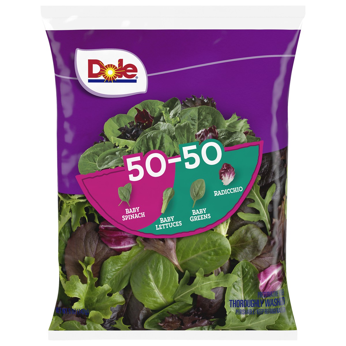 slide 1 of 6, Dole 50-50 5 oz, 5 oz