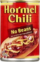 Hormel No Beans Chili - 15 oz