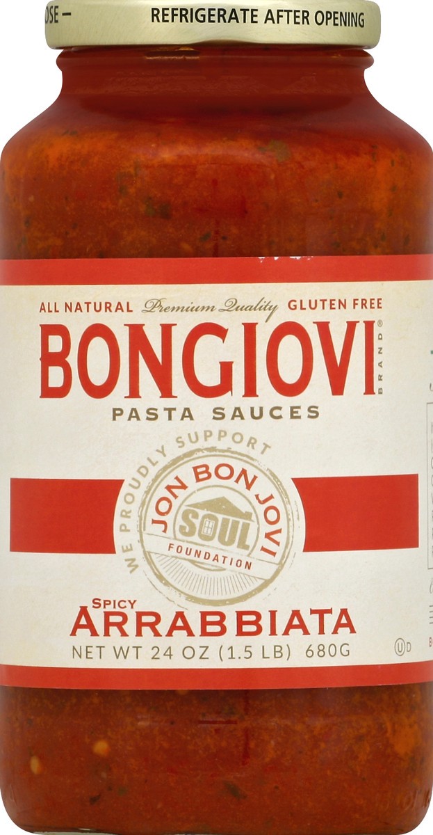 slide 2 of 2, Bongiovi Arrabbiata Pasta Sauce, 24 oz