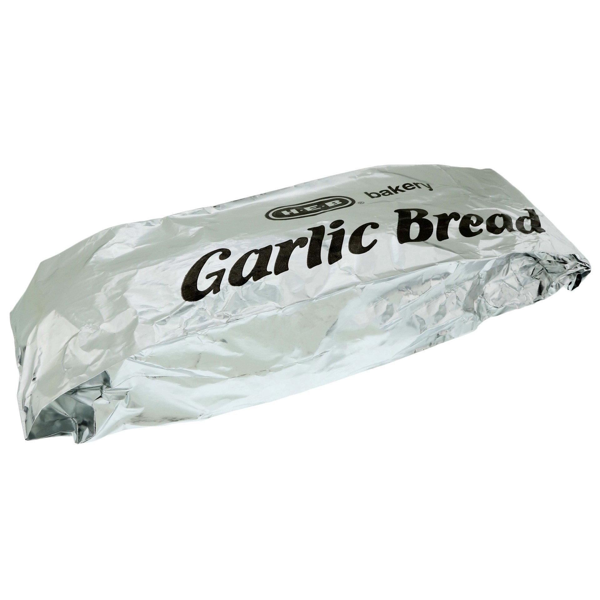 slide 1 of 1, H-E-B Bakery Garlic Bread - Kosher, 1 ct