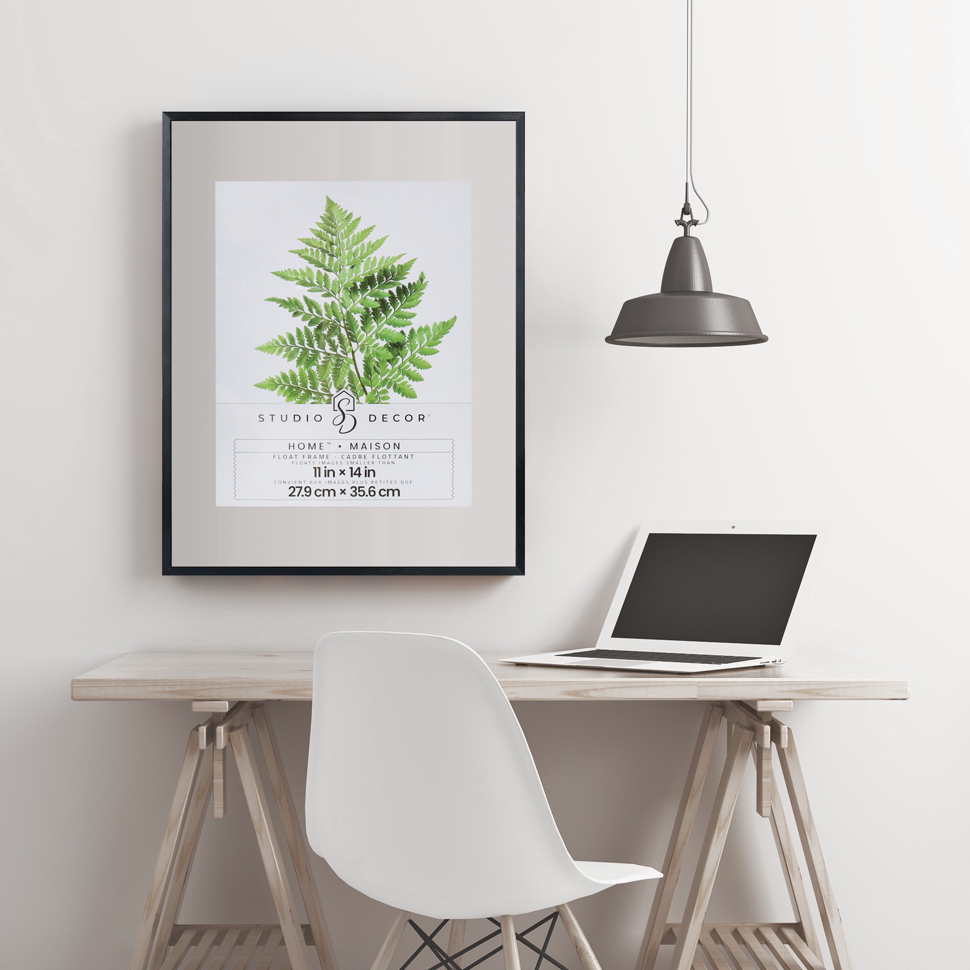 slide 3 of 5, Home Black Metal Float Frame By Studio Decor, 11 in x 14 in