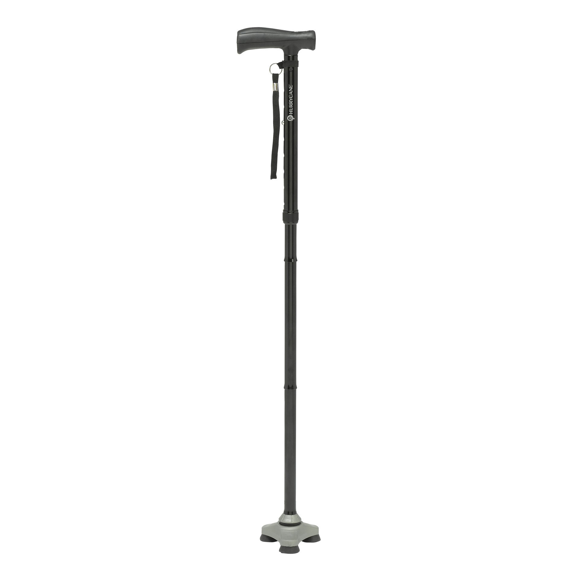 slide 1 of 9, HurryCane Freedom Edition Folding Cane with T-Handle, 1 ct