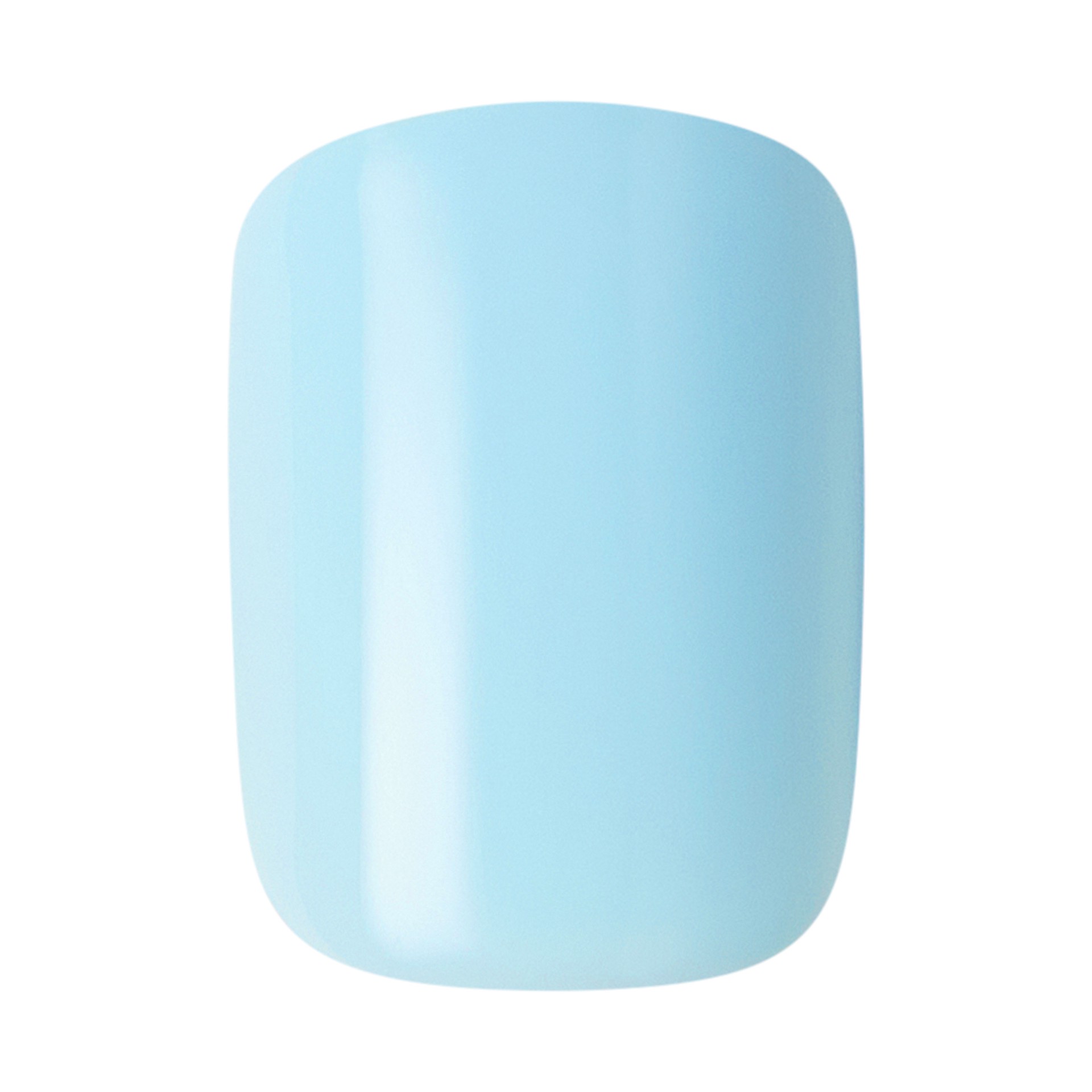 slide 3 of 5, imPRESS Press-On Manicure Spring Collection Short Square Fake Nails, Blue, 30 Pieces, 1 ct