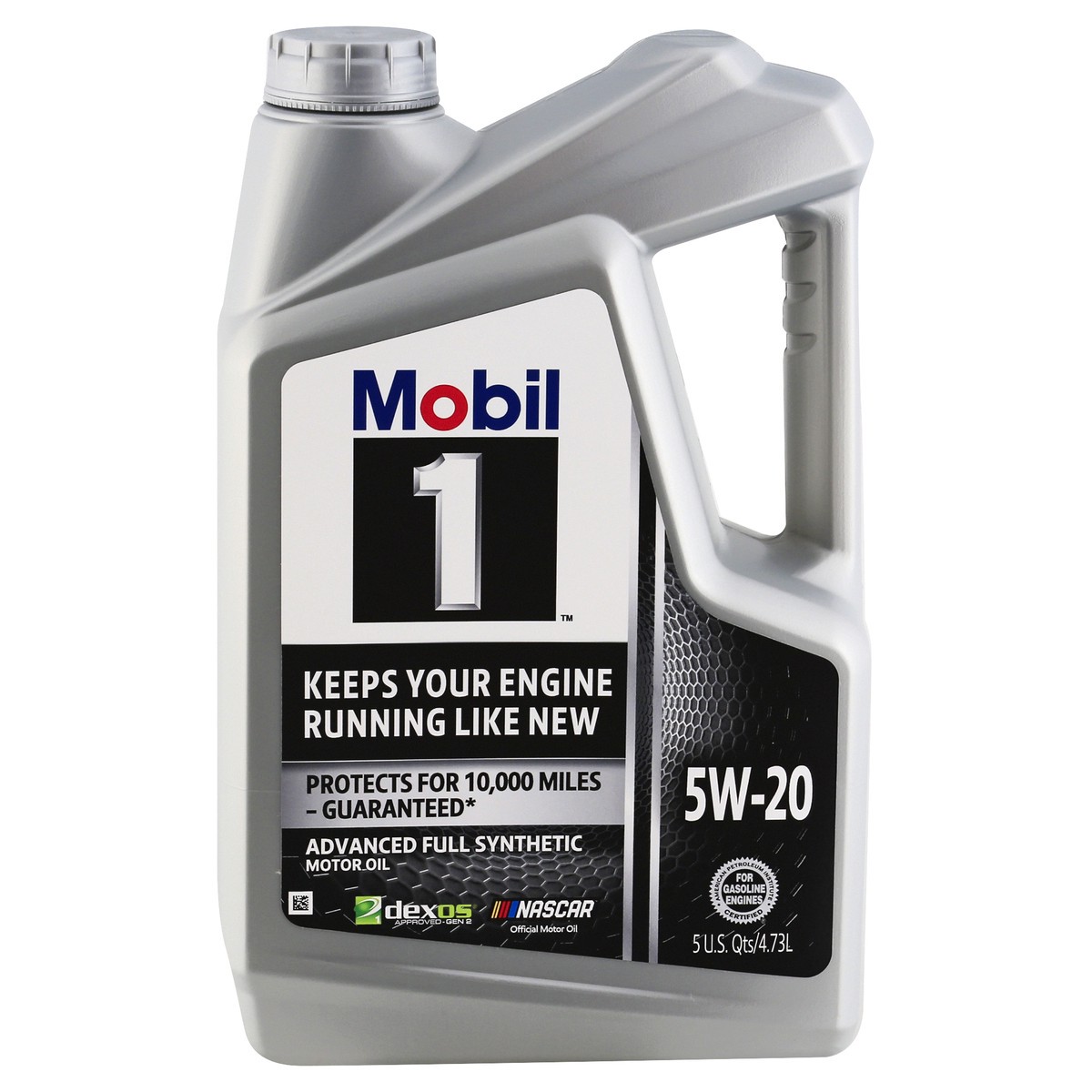 slide 1 of 9, Mobil 5W-20 Advanced Full Synthetic Motor Oil 4.73 qt, 4.73 qt